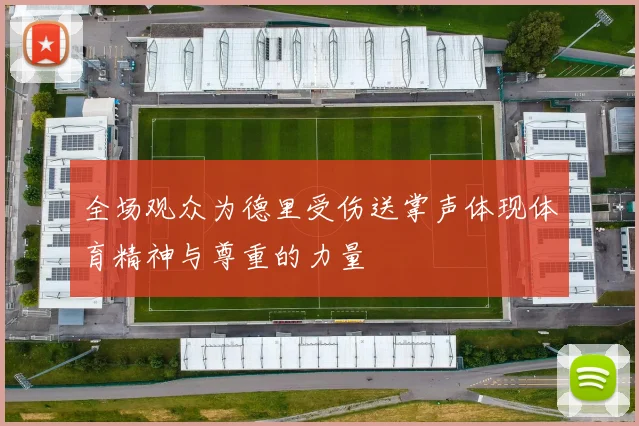 全场观众为德里受伤送掌声体现体育精神与尊重的力量